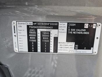 Scania S590 V8 4x2 / HYDRAULIC / RETARDER / PARKING COOLER